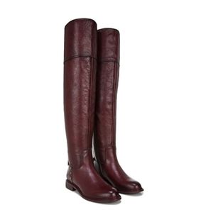 Franco Haleen Wide Calf Over the Knee Leather Boot